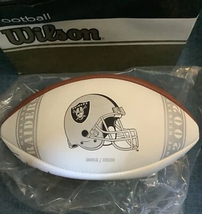 Ted Hendricks Signed Wilson 2002 Raiders NFL Football 3 Of 30 Rare Vintage - Picture 1 of 9