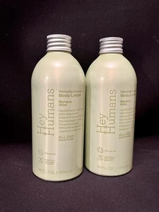 2x Hey Humans NATURALLY DERIVED BODY LOTION - Banana Aloe - 414ml/14 fl. oz. - Picture 1 of 1