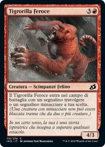 MTG Magic IKO Ikoria - 1x ITA NM 115 C Tigrorilla Feroce - Picture 1 of 1