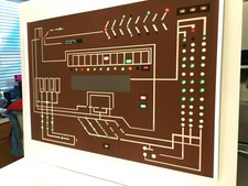 StAr TrEk prop Tos Enterprise Engineering panel lcars computer EXCELLENT