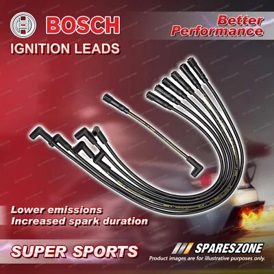 Bosch Super Sports Ignition Leads for Ford Falcon Fairmont EA EB ED XG XH - image 1 of 2