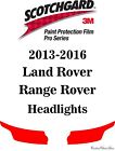 3M Scotchgard Paint Protection Film Pro Series Kits 2016 Land Rover Range Rover