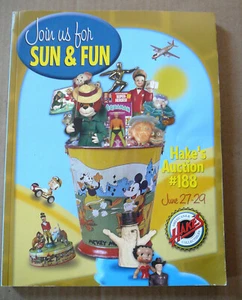 HAKE'S AMERICANA and COLLECTIBLES #188 AUCTION CATALOG - JUNE 2006  - VERY GOOD - Picture 1 of 2