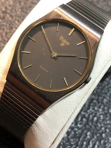 Pulsar By Seiko Women’s Thin Watch 31mm Stainless Steel Y100 For Repair Or Parts - Picture 1 of 21