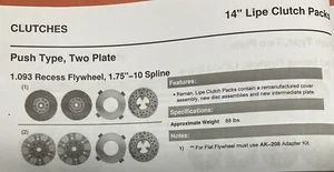 Chevrolet / GMC RC1113606X Clutch - Picture 1 of 2