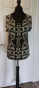 Selection by S'Oliver size 14 snake print cowl neck top - Picture 1 of 4