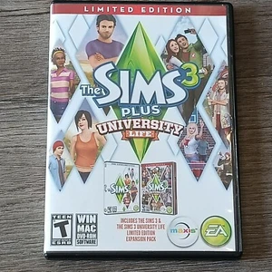 The Sims 3 Plus University Life PC/MAC Video Game & Expansion Pack software EA - Picture 1 of 4