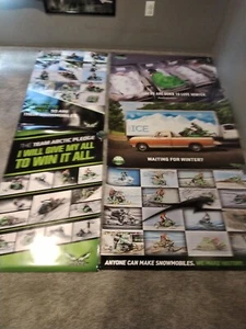 ALL (5) Brand New ARCTIC CAT 25"X38" POSTERS - You Get All 5 Posters For $28.50 - Picture 1 of 6