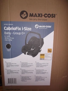 Maxi, Cosi Cabrio Fix i-Size Babyschale Schwarz 0-12 Monate max. 12 kg - Bild 1 von 4