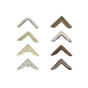 50pcs Book Scrapbooking Albums Folders Bags Metal Corner Protectors 23mm DIY - Picture 1 of 11