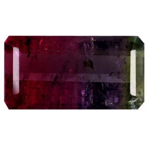 5.28 ct Octagon (15 x 8 mm) Unheated / Untreated Watermelon Tourmaline - Picture 1 of 2