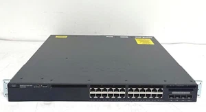 Cisco Catalyst WS-C3650-24TD-L 24x 1G Porty Ethernet 2x 10G Porty Uplink Switch - Zdjęcie 1 z 3