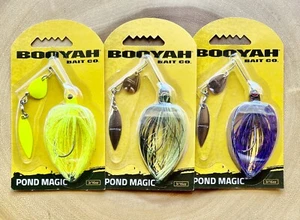 Booyah Pond Magic (Lot Of 3) Spinnerbait, Bass, Brand New! Free Shipping! NWT! - Picture 1 of 12