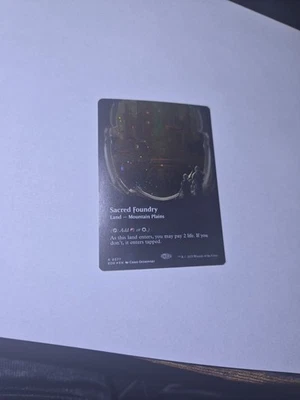 Folha Edge of Eternities Sacred Foundry (Borderless) (Galaxy Foil) - Imagem 1 de 2