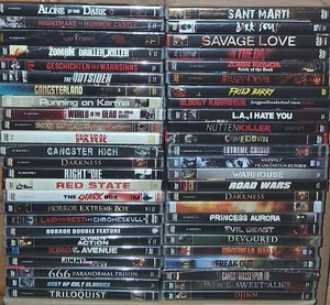 DVD Paket/Sammlung FSK18 - 59 Filme  (P7) 50Stück - Imagen 1 de 6