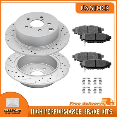 Pastillas de rotor de freno traseras perforadas para Subaru Impreza Forester Crosstrek XV Crosstrek Foto 1 de 4