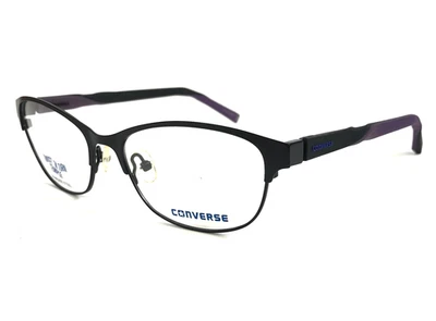Оправы для очков Converse Q044 черные фиолетовые кошачий глаз полный ободок 53-16-140 - Изображение 1 из 4