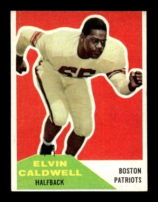 1960 Fleer 120 Elvin Caldwell RC 1/8" short factory reject cool card BXCP08 - Image 1 of 2