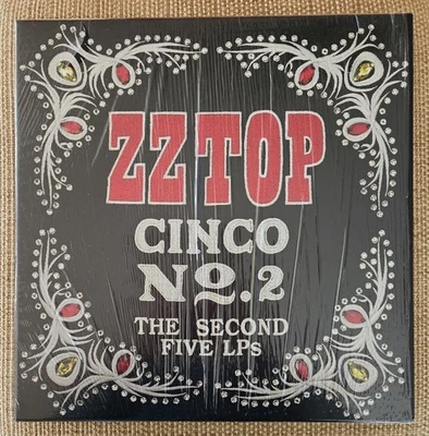 ZZ Top ~ Cinco No. 2: The Second Five Albums-In Shrink, 2018, No Issues! Foto 1 de 2