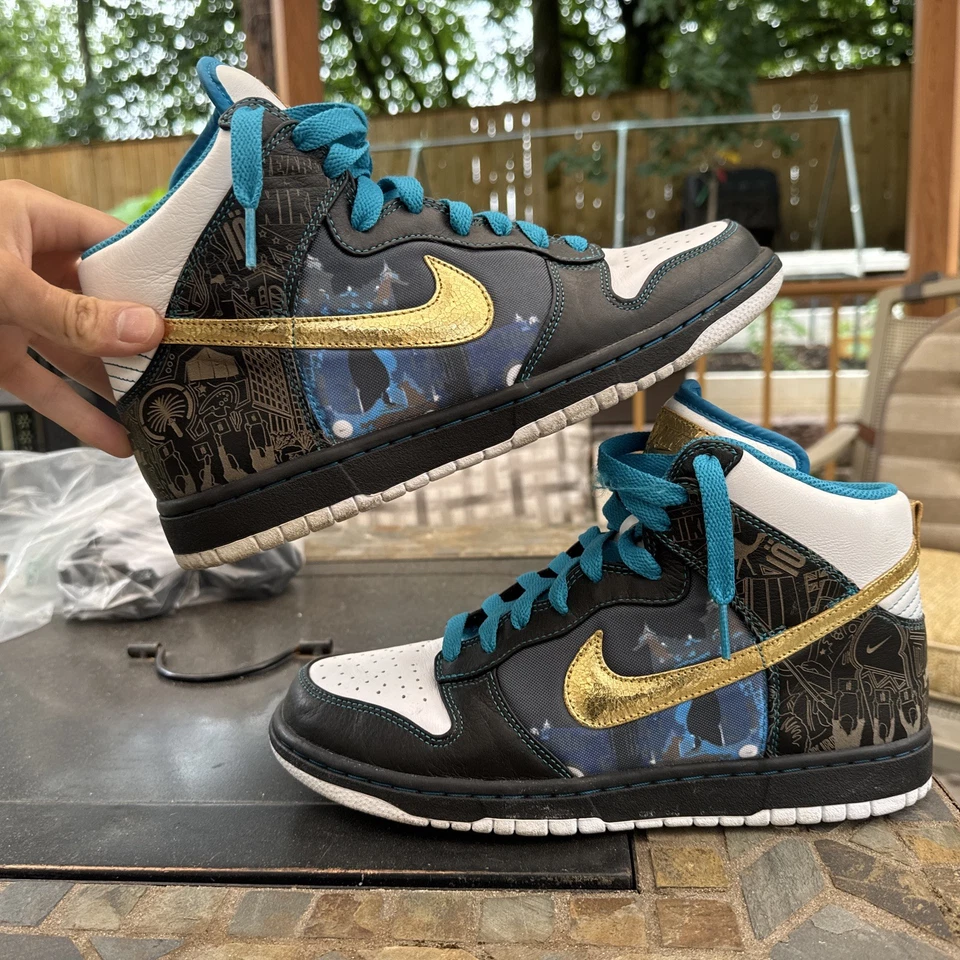 *Very Rare* Employee Nike Dunk High Dubai, Size 9 US USED 9/10  - Image 1 of 4