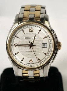 Men's Hamilton JazzMaster Viewmatic H325250 Automatic Two-Tone Watch - Picture 1 of 12