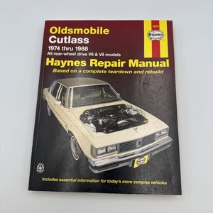 Haynes Repair Manual Oldsmobile Cutlass, 1974-1988, Service Manual 73015 - Picture 1 of 4