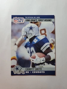 1990 Pro Set Emmitt Smith #685 Rookie DALLAS COWBOYS - Picture 1 of 2