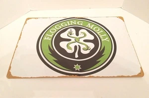 Flogging Molly Blechschild 12x8 cm Musikkapelle leicht gebogen - Bild 1 von 9