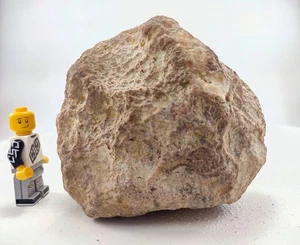 3,25 Zoll ungeöffnete dichte Geode Knötchen natürlicher Kentucky Quarz Kristall Probe 1,2 Pfund - Bild 1 von 8