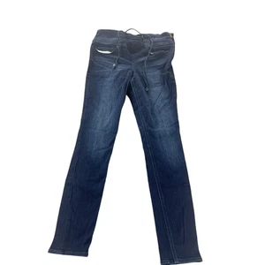 Express Dark Wash Blue Denim High Rise Legging Jegging Skinny Jeans Size 10 - Picture 1 of 10