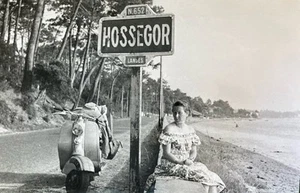 Photo Hossegor, Landes (40), Scooter, Lambretta, Plage, Vacances. - Foto 1 di 4