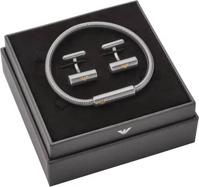 Juego de pulsera y gemelos Emporio Armani Foto 1 de 3