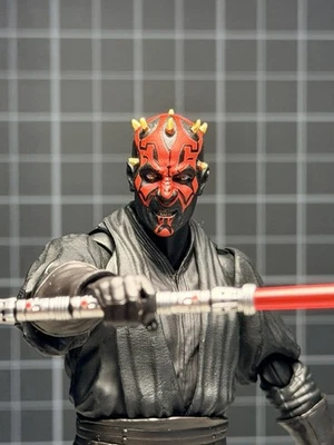 Figura de acción completa Bandai SH Figuarts DARTH MAUL Phantom Menace 1/12 Foto 1 de 4