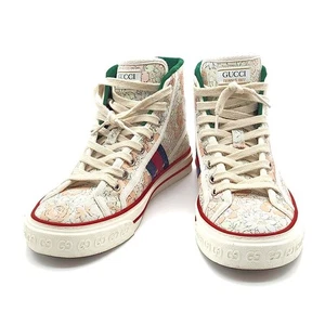 Gucci Floral 1977 Tennis High-Top Sneakers L736799 114074515 - Picture 1 of 7