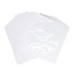 100 Pcs CD -Verpackungstasche CD-Aufbewahrungshalter Video-Aufbewahrungskoffer - Afbeelding 1 van 12
