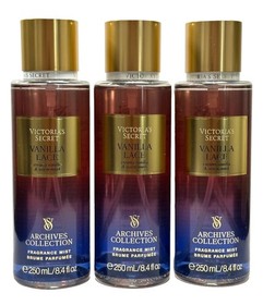 LOT 3 Victoria's Secret Archives Vanilla Lace Fragrance Body Mist Creamy Vanilla