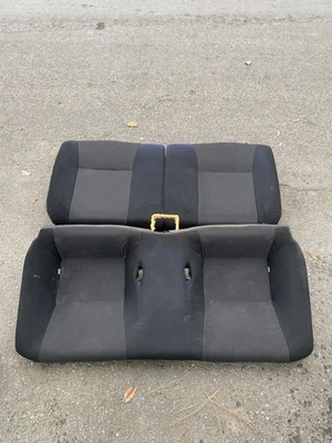 00-05 TOYOTA CELICA - REAR SEATS UPPER & LOWER SEAT SET - BLACK COLOR - OEM - Image 1 of 4