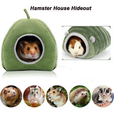 Bird Pet Tent Guinea Pig Cozy Warm Plush Hamster House Animal Hideout Cave Bed