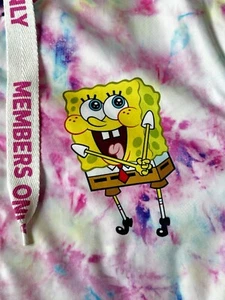 Nickelodeon x MEMBERS ONLY :: Pink SpongeBob & Patrick Windbreaker Large - Picture 1 of 8