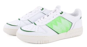 ACBC X MISSONI RRP€370 Basket New Low Sport Unisex Sneakers EU42 UK8 White Green - Picture 1 of 11