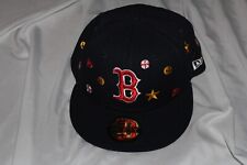 Boston Red Sox New Era Holly Blue 59FIFTY Fitted Hat Men's Size 7 5/8