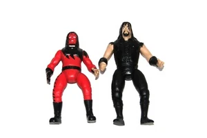 Jakks WWF Mini Slammin Kane & The Undertaker! Classic 90's, 3 Inch - Picture 1 of 2