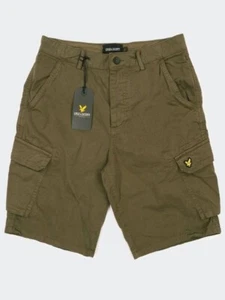 FARAH VINTAGE "WEMBLEY" CARGO SHORTS MILITARY GREEN, NEW! CASUAL-ULTRAS - Foto 1 di 1