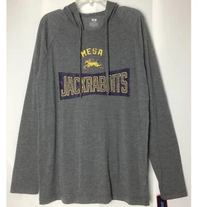Men's Lightweight hoodie Mesa JackRabbits Size M Gray color NWT - Picture 1 of 2