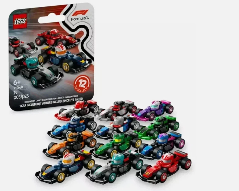 2025 LEGO 71049 Formula 1 Series Cars/Minifigures COMPLETE SET OF 12 - Image 1 of 4