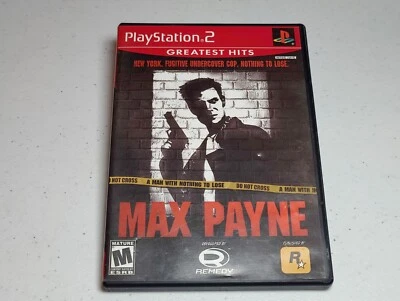 Max Payne Greatest Hits (Sony PS2, 2002) Authentic Complete CIB TESTED/WORKS!! - Image 1 of 4