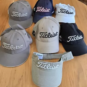 Titleist Hat LOT Of 7 Golf Cap Visor - Picture 1 of 12