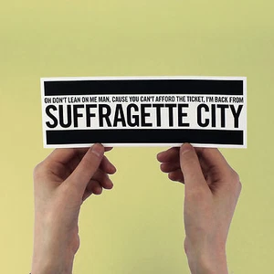David Bowie Sticker! "Suffragette City" Fame, Ziggy Stardust, iggy pop, ashes to - Imagen 1 de 3