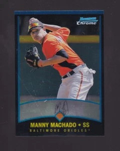 2011 Bowman Chrome Throwbacks Manny Machado #BCT17 Baltimore Orioles - Picture 1 of 2