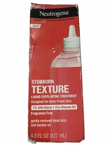 Neutrogena Stubborn Texture Liquid Exfoliating For Acne Prone Skin 4.3oz 7% AHA - Picture 1 of 5
